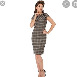 Voodoo Vixen Renata plaid tartan dress